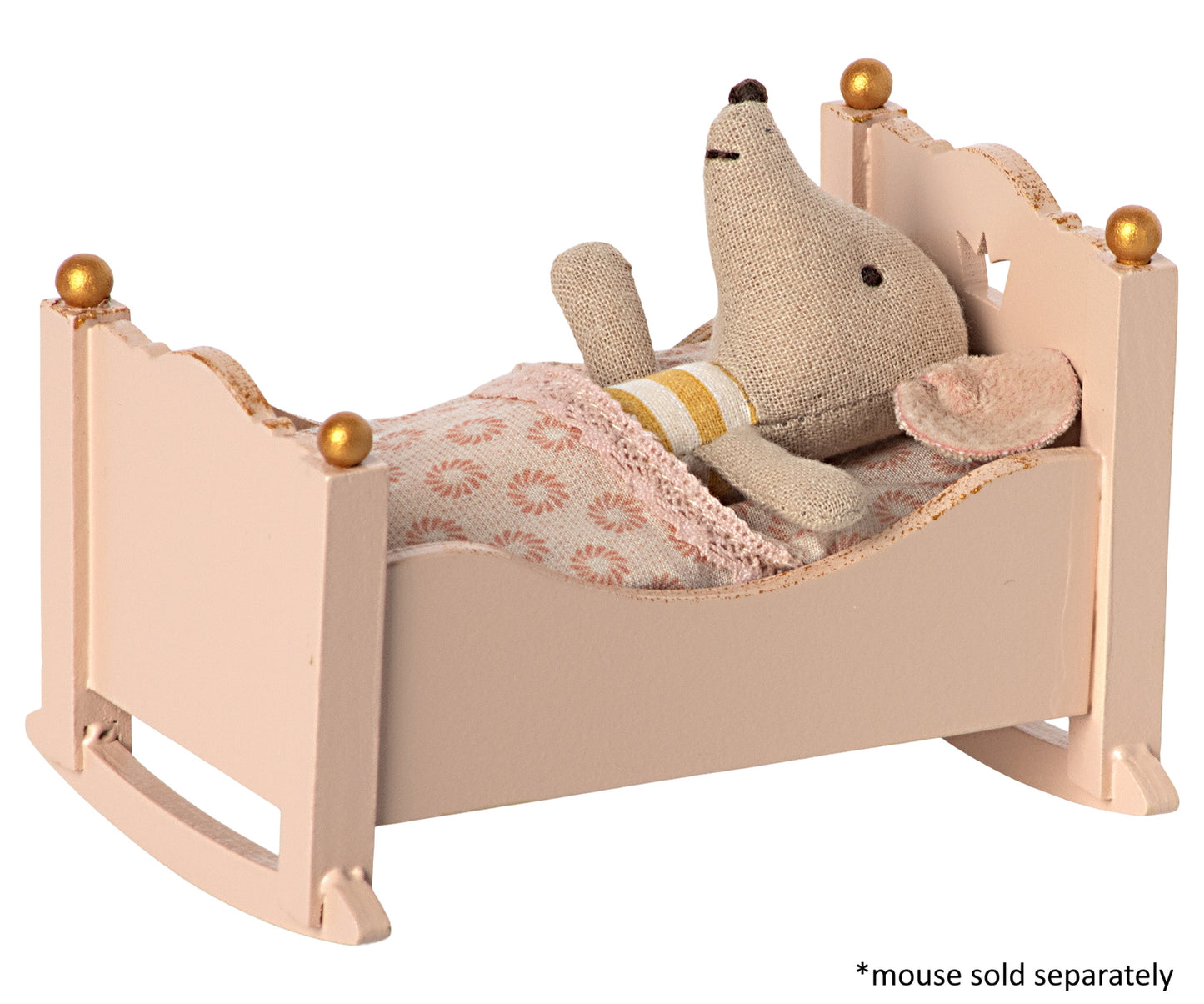 Cradle Baby Mouse Rose