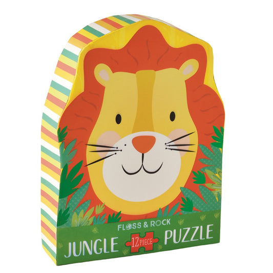 Shaped Jigsaw Puzzle 12pc - Lion