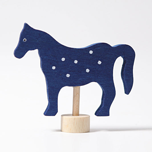 Decorative Figure Blue Horse