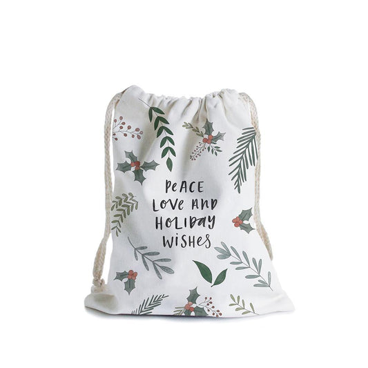 Christmas Gift Bag - Peace Love
