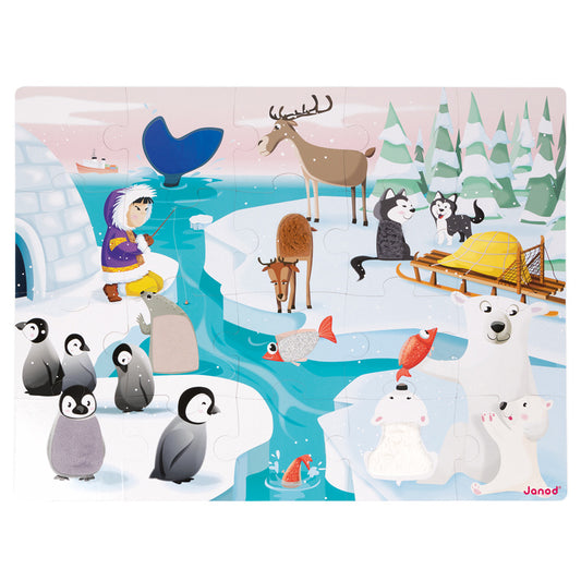 Tactile Puzzle - Ice 20pc