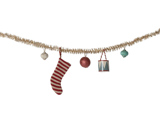 Christmas Garland Small Gold 38cm | Maileg