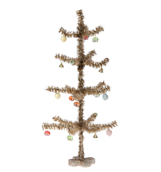 Miniature Christmas Tree Small Gold