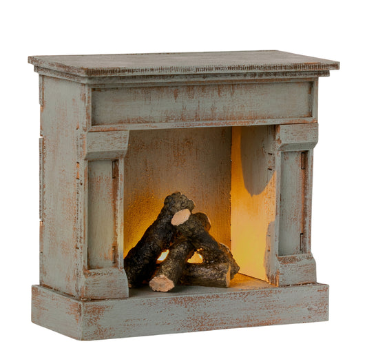 Miniature Fireplace Vintage Blue | Maileg