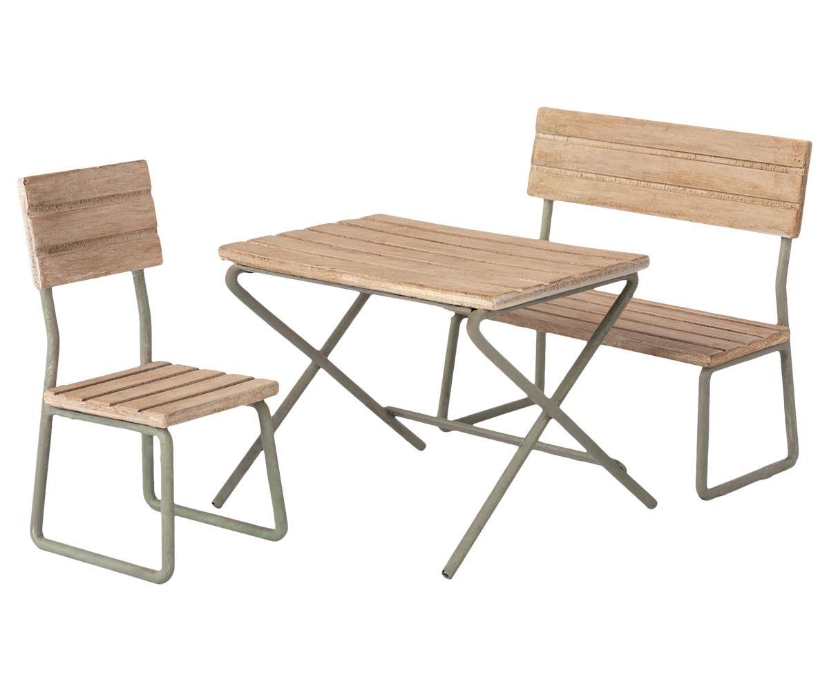Maileg Garden Table Set Mini | Tiny Paper Co. Toy Store Australia