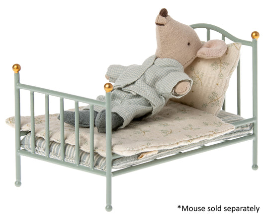 Vintage Bed for Mouse | Mint | Maileg