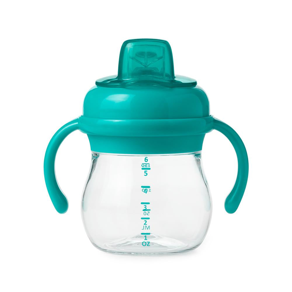 Soft Spout Sippy Cup (Pink and Teal)