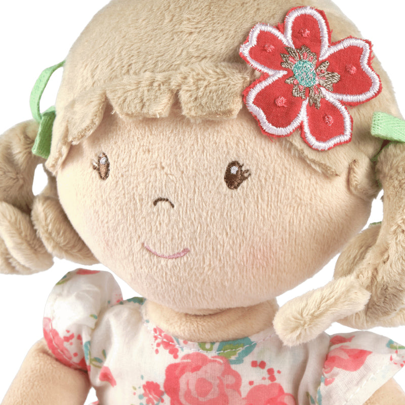 Scarlet Flower Kid Doll with Beige Hair