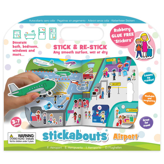 Stickabout Airport - Reuseable Stickers