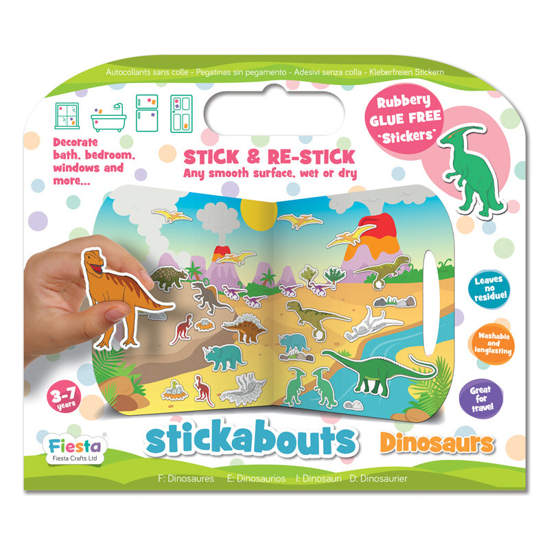 Stickabout Dinosaur - Reusable Stickers
