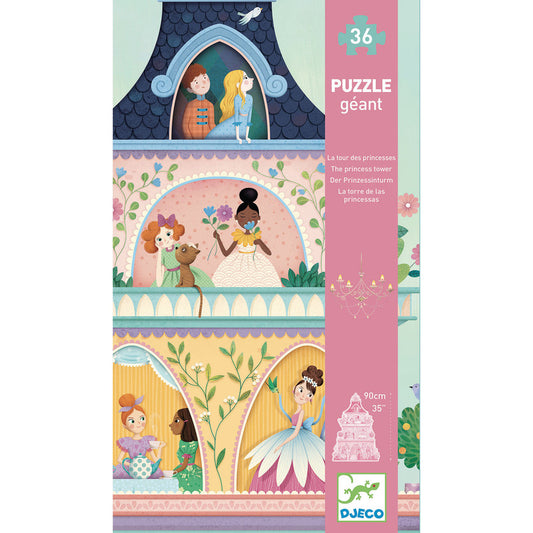 The Princess Tower 36p Giant Shaped Puzzle