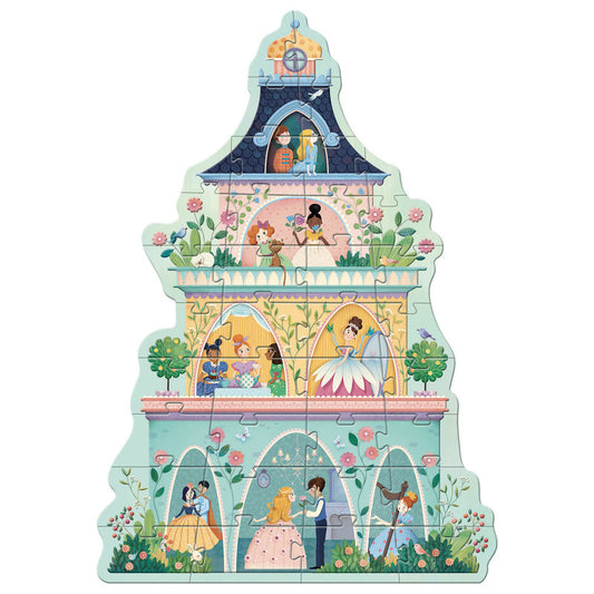 The Princess Tower 36p Giant Shaped Puzzle