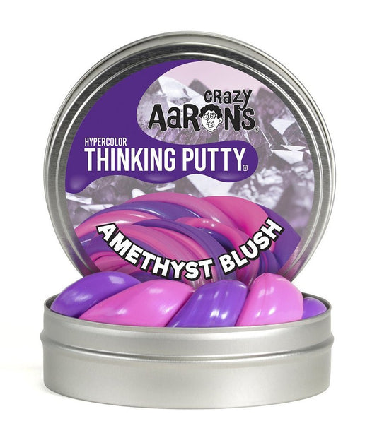 Amethyst Blush Heat Sensitive Putty 2inch Tin-Toys-Crazy Aaron's-Tiny Paper Co-Afterpay-Australia-Toy-Store
