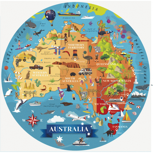 Learn and Explore Australia Puzzle