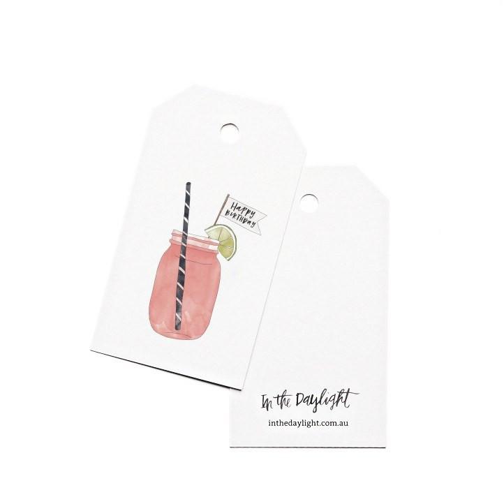 Gift Tags - Mason Jar Birthday-Greeting Cards-In The Daylight-Tiny Paper Co-Afterpay-Australia-Toy-Store