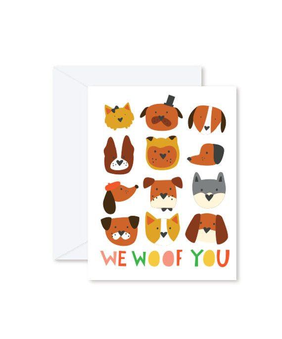 Greeting Cards - We Woof You-Greeting Cards-Hello Miss May-Tiny Paper Co-Afterpay-Australia-Toy-Store