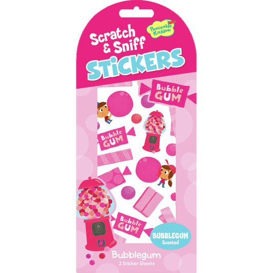 Mini Scratch & Sniff Stickers - Bubblegum