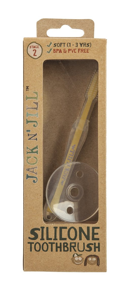 Silicone Tooth Brush - Jack N' Jill-Newborn Essentials-Jack N' Jill-Tiny Paper Co-Afterpay-Australia-Toy-Store
