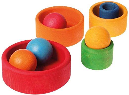 Stacking Bowls - various colours-Toys-Grimms-Tiny Paper Co-Afterpay-Australia-Toy-Store