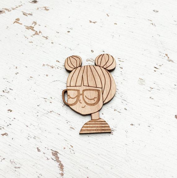 Wooden Brooches-Decor-Hello Miss May-Tiny Paper Co-Afterpay-Australia-Toy-Store